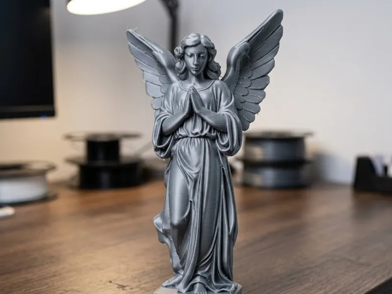praying angel statue