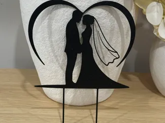 Heart Bridal Topper