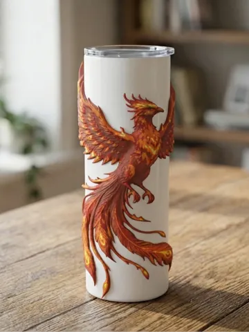 Letrero o emblema decorativo: Phoenix Sleeve for Tumbler — vista de referencia 2