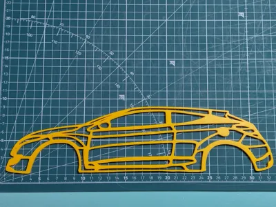 Silhouette Renault Megane 3 rs