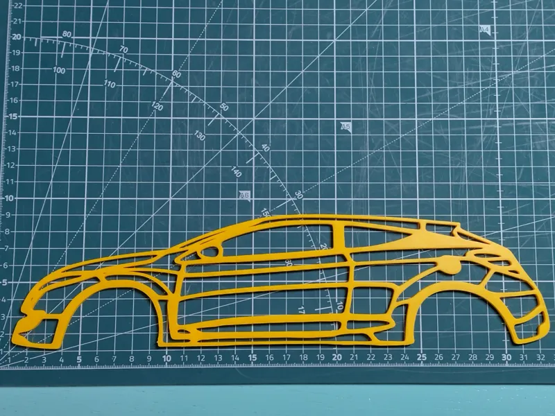 Silhouette Renault Megane 3 rs