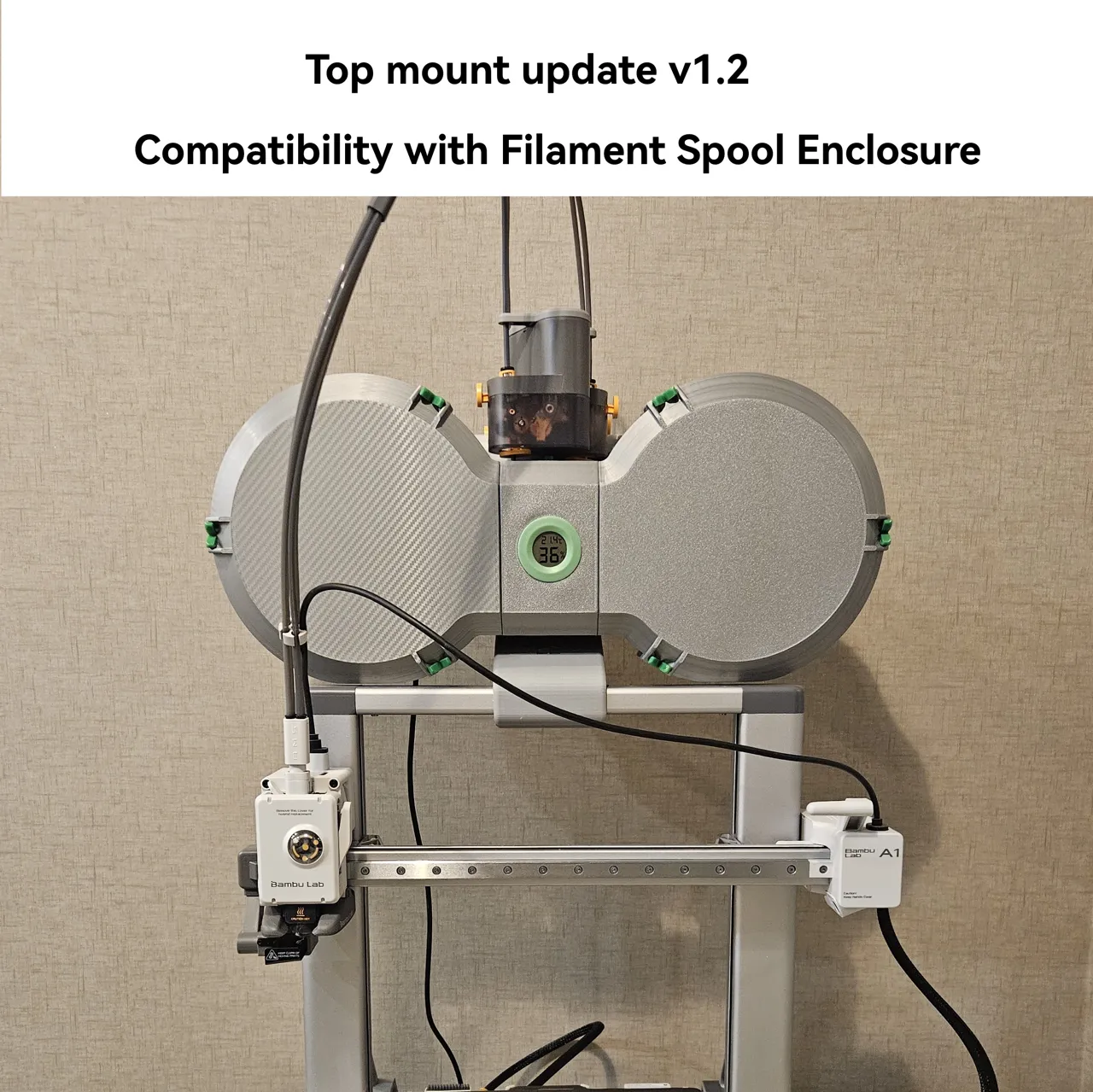 Bambu lab A1 & A2L AMS Lite Top Mount view 2
