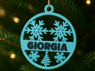 customizable Christmas tree decoration - NO AMS