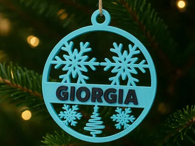 customizable Christmas tree decoration - NO AMS