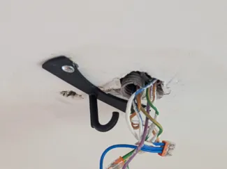 Ceiling hook for lamp