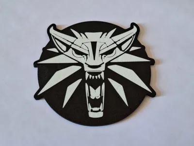 Witcher inspired mug coaster