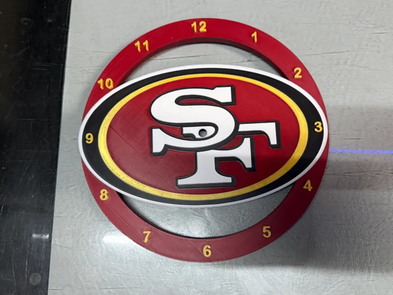 San Francisco 49ers Clock 1
