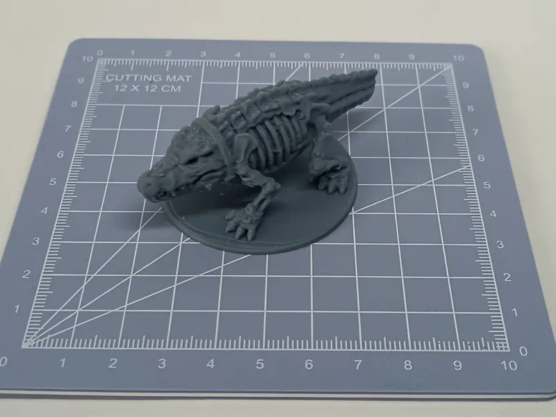 Undead Crocodile Miniature