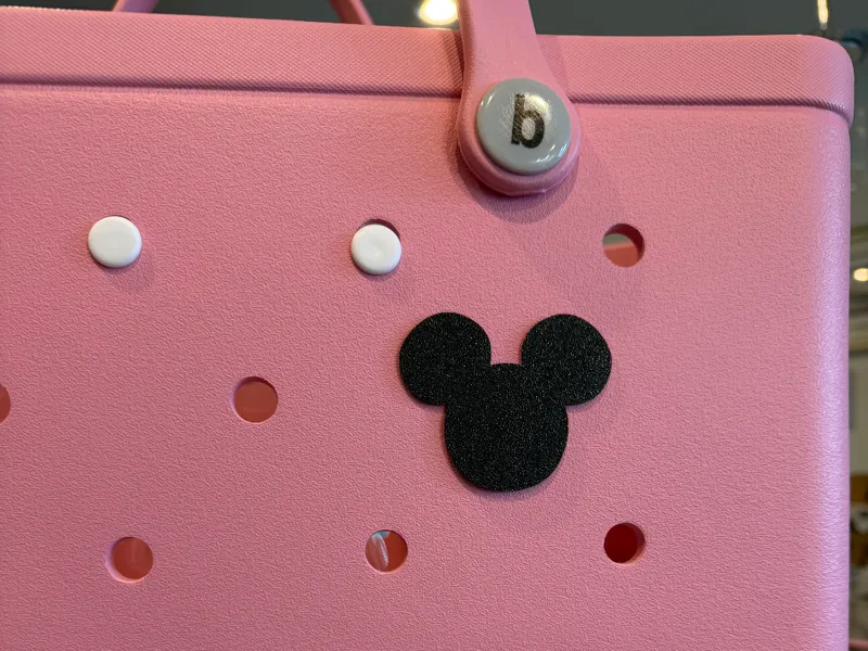 Mickey Mouse Silhouette Bogg Bag Charm