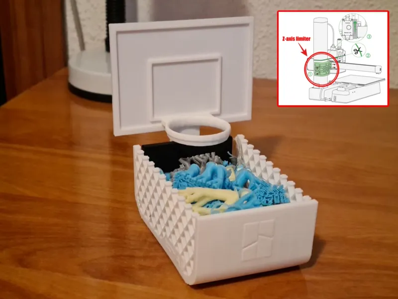 Cesta A1 Mini con Limitador Z-Axis
