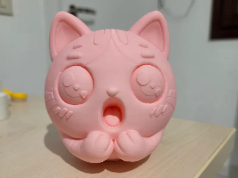 Chubby Anime Cat – Cute Desk Companion