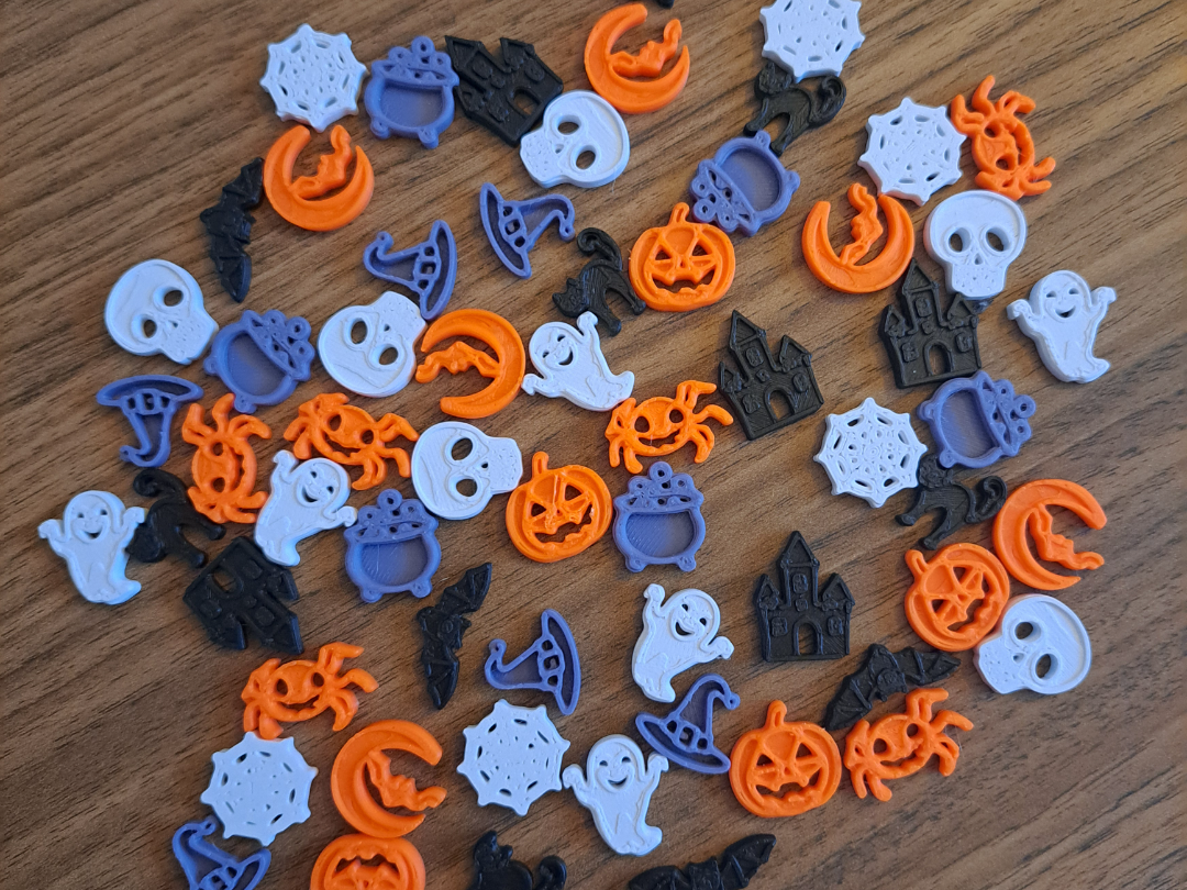 Halloween Scatter Shapes Sensory Play Fillers - 1