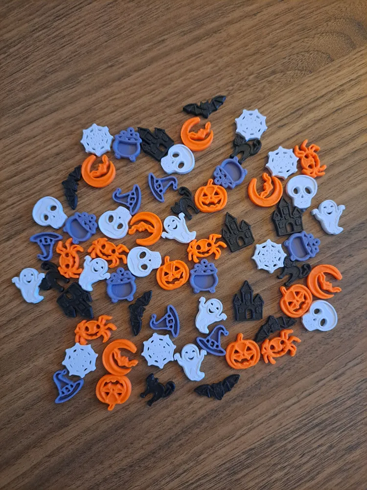 Halloween Scatter Shapes Sensory Play Fillers - Free 3D Print Model ...