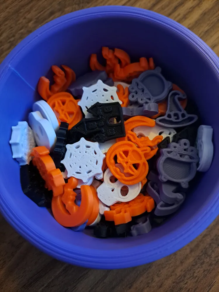 Halloween Scatter Shapes Sensory Play Fillers - Free 3D Print Model ...