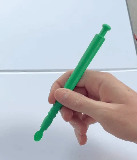 Cuillère-spatule de pesée pour poudres