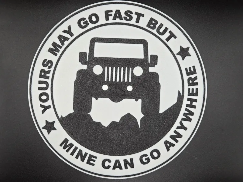 Jeep mine can go anywhere