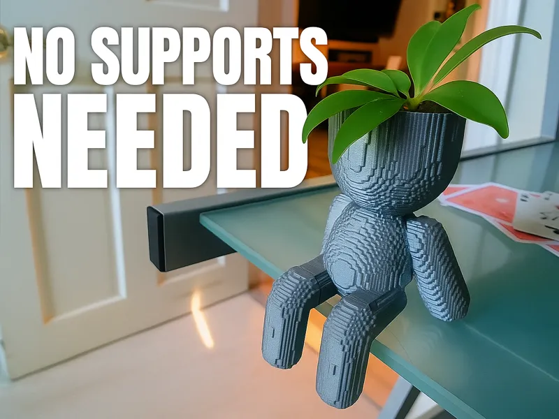 Zero Support Zen Planter (Sits Anywhere!)