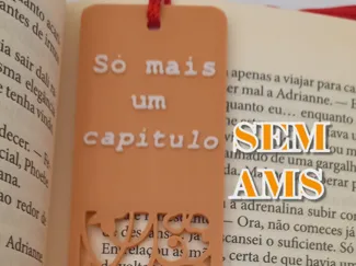 Marcador de páginas motivo floral, personalizável