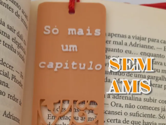 Marcador de páginas motivo floral, personalizável