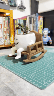 Rocking Chair Planter – Cozy Character