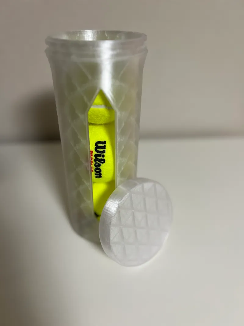 Storage box for tennis balls