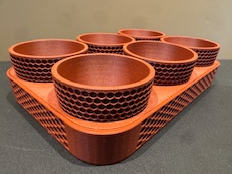 Decorative Plant Tray – 6-Pot Organizer