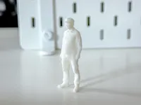 Homme ouvrier miniature pour diorama — photo 2