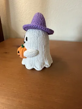 Adorno temático: Knitted Halloween Ghost — vista de referencia 4
