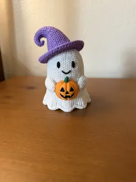 Adorno temático: Knitted Halloween Ghost — vista de referencia 3