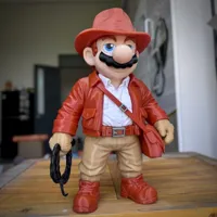mario indiana jones 0.2mm layer, 3 walls, 7% infill