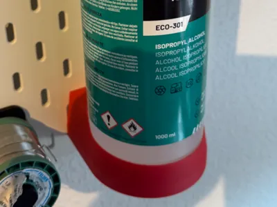 Skadis isopropyl alcohol holder