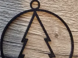 Christmas ornament for windows