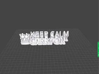 keep calm carry on