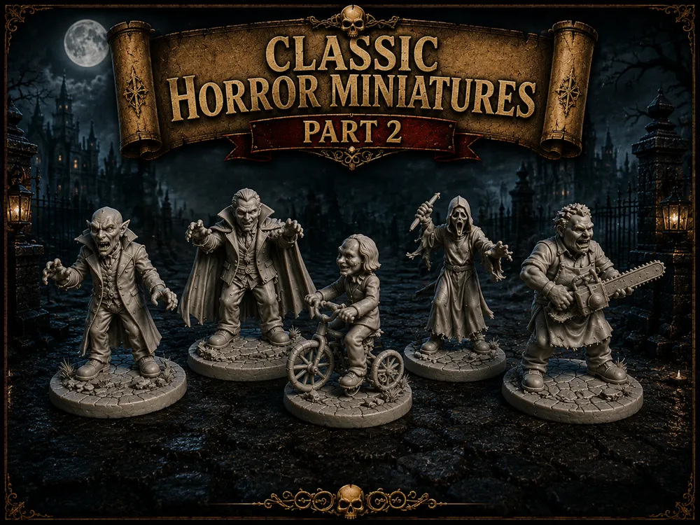 Figura decorativa: Classic Horror Miniatures – Part 2. Referencia del modelo original.