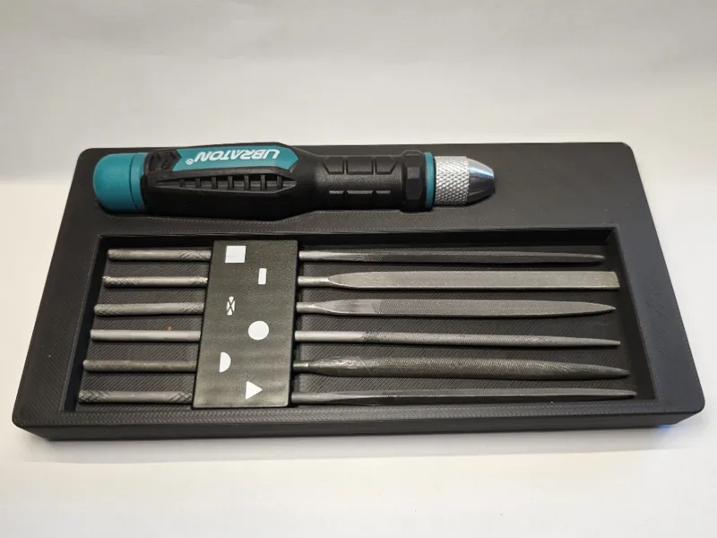 Needle File Set Gridfinity Organizer
