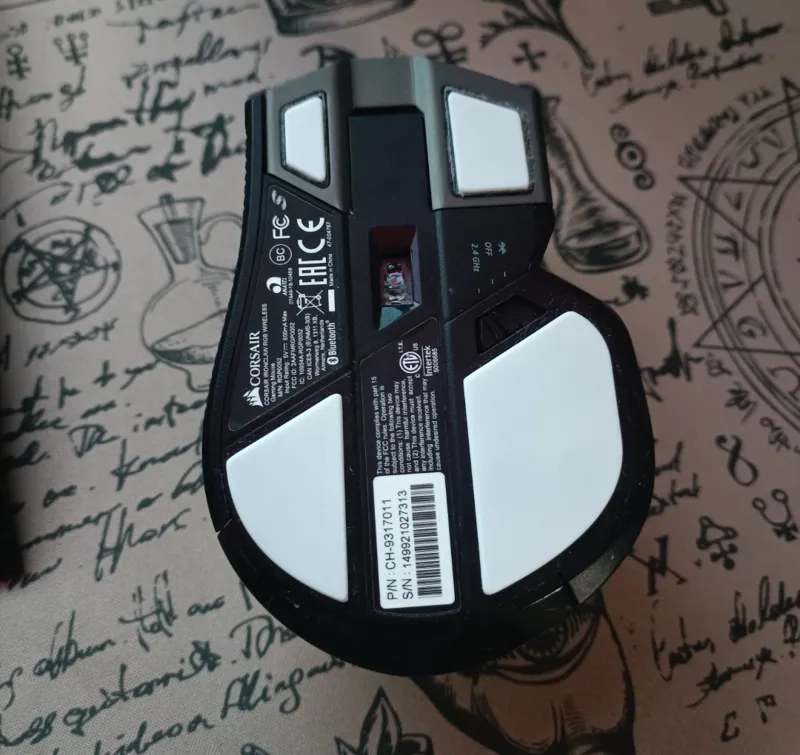 Corsair Ironclaw RGB Wireless Mouse Feet