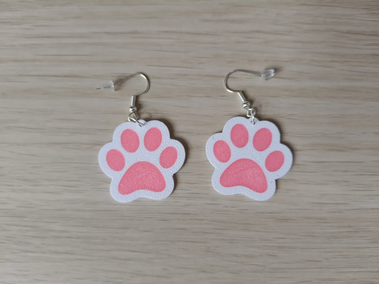Boucles d'Oreilles Patte de Chat view 2