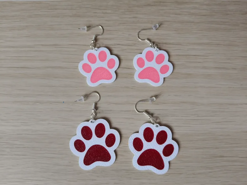 Boucles d'Oreilles Patte de Chat