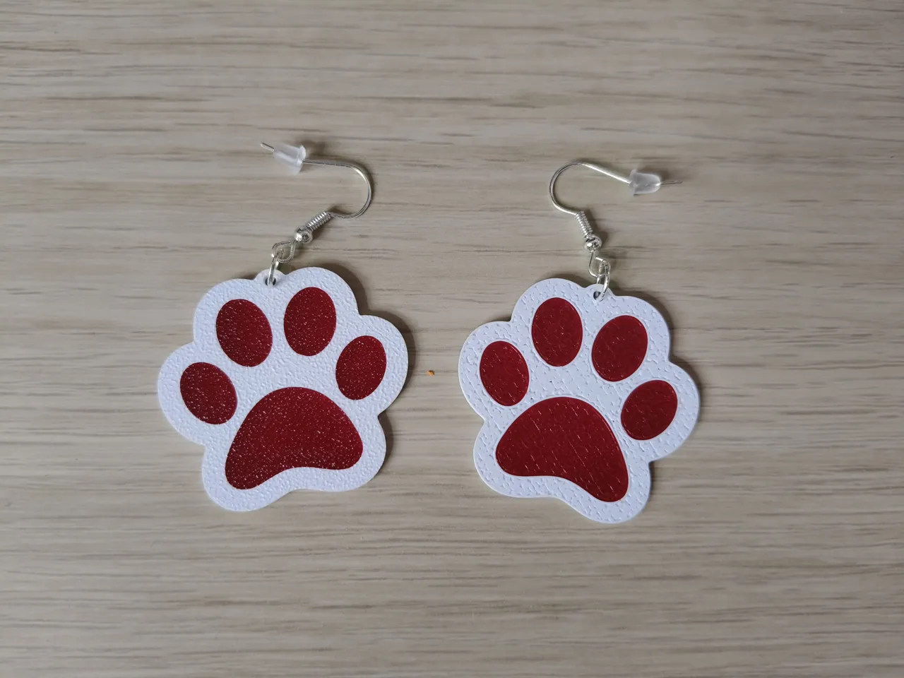 Boucles d'Oreilles Patte de Chat view 3