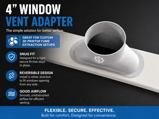 Window Vent Adapter (4 inch / 101mm)