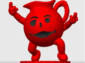 Kool-aid man middle finger