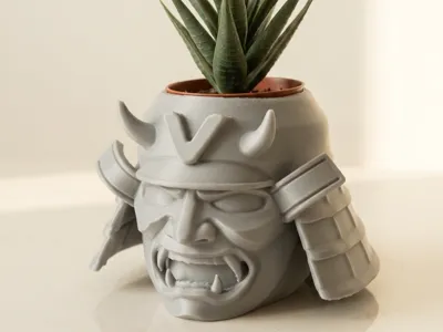 Samurai Helmet - Ikea Fejka (60mm) Planter
