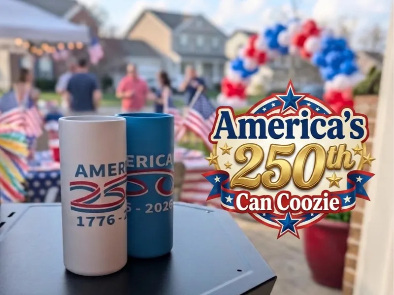 America 250th Can Coozie (slim or standard)