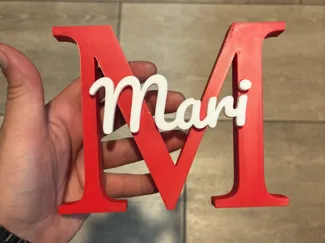 Insegna Mari nome 