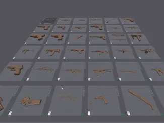 Complete Weapon Library – 3D Printable Collection