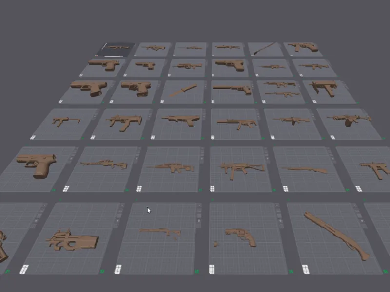 Complete Weapon Library – 3D Printable Collection
