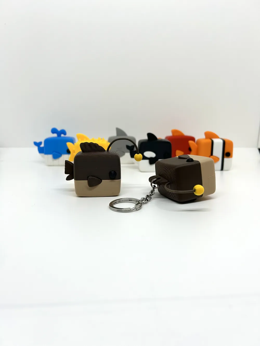 Cubic fish (Anglerfish) - Dano's toy - Free 3D Print Model - MakerWorld