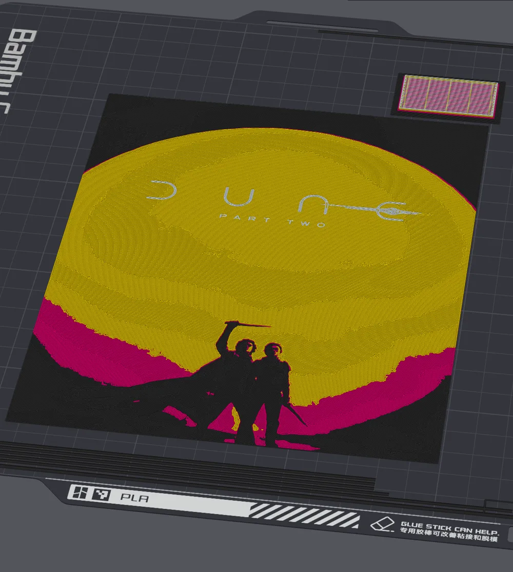 Dune Part Two Poster HF by Cristian Onescu - MakerWorld