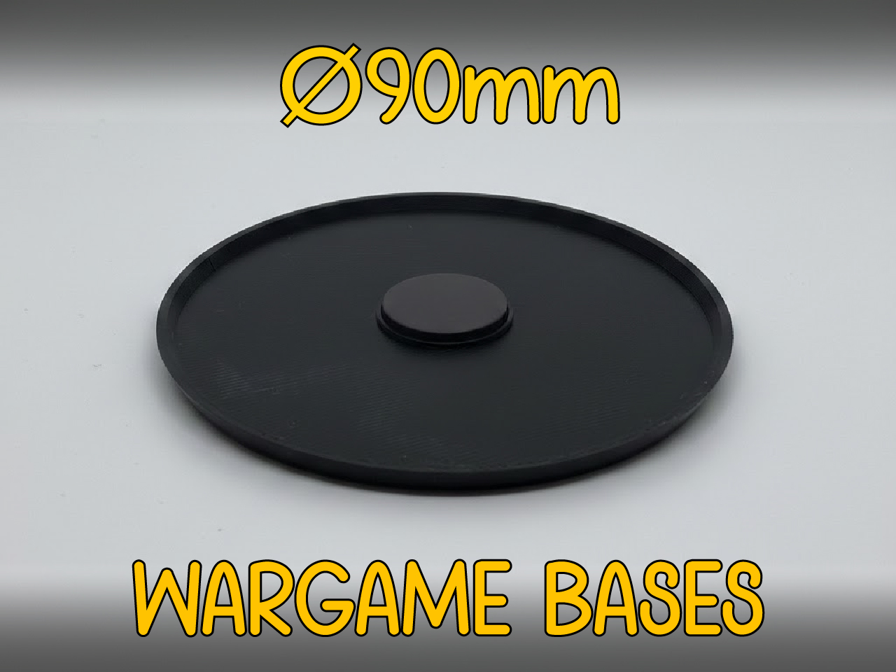 Wargaming Bases Magnet | 90mm miniature