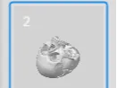 Hollow 2 part skull